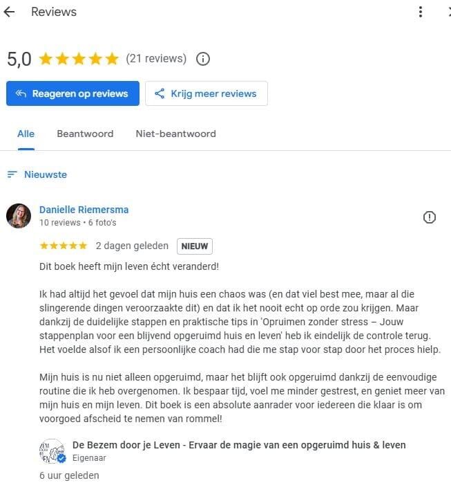 opgeruimd huis